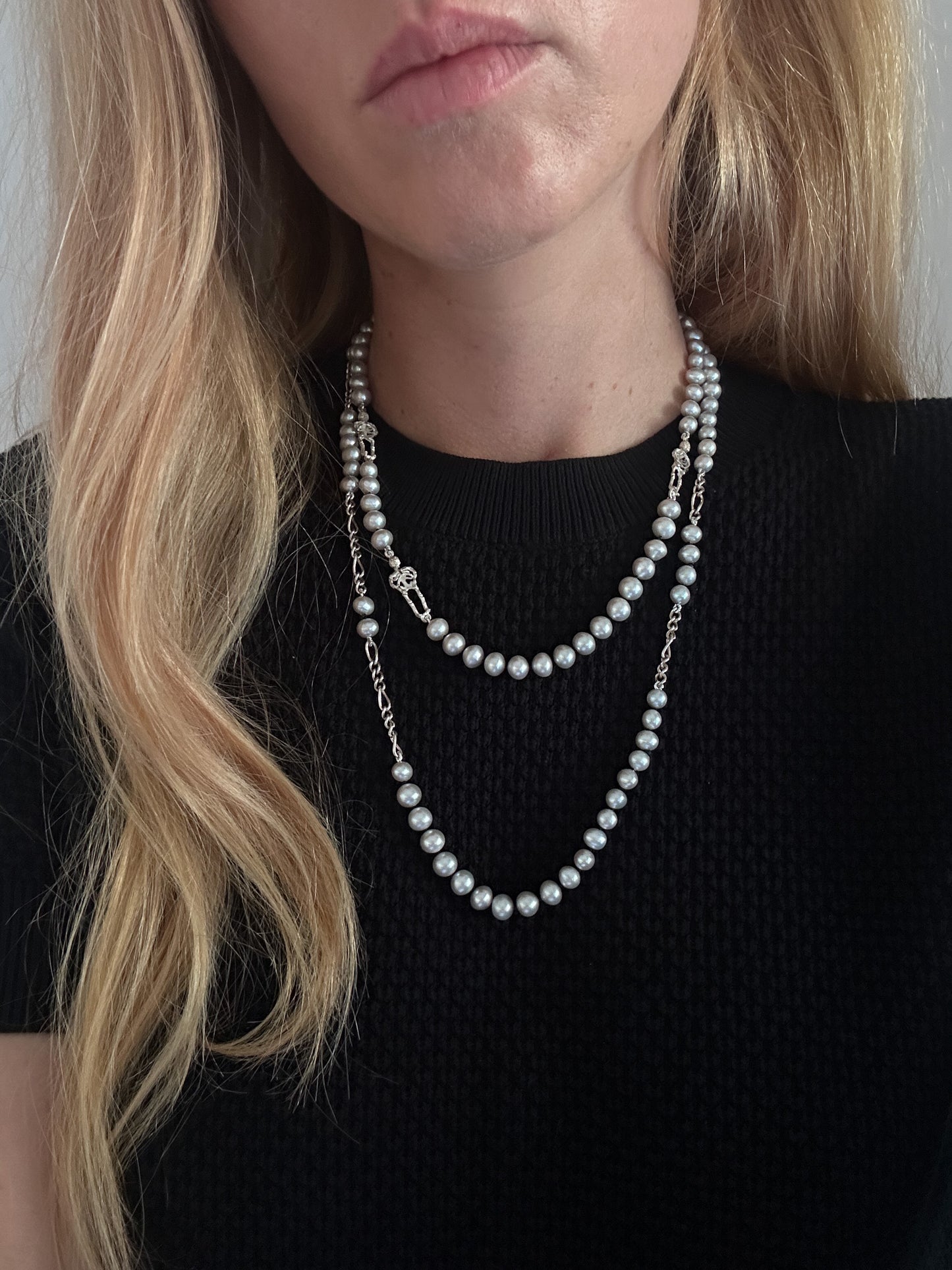 THE CHAIN pearl necklace