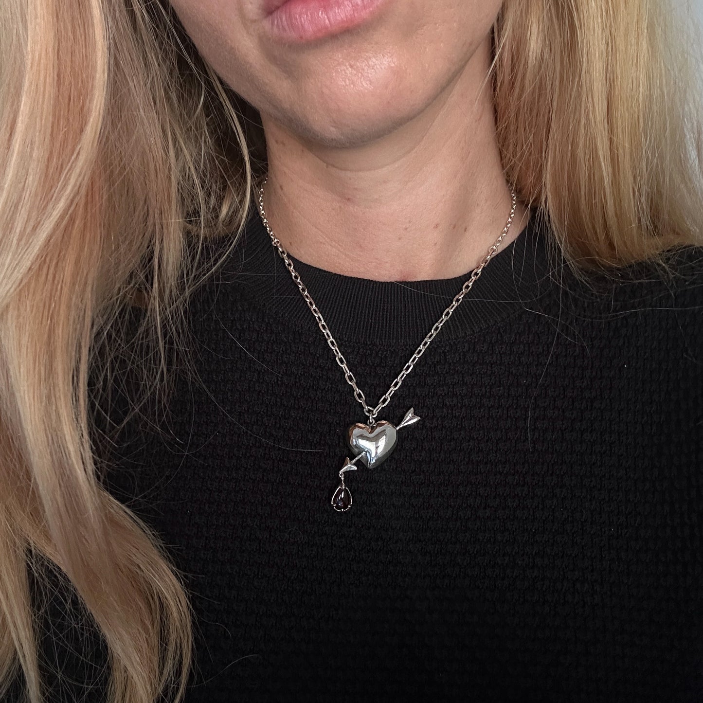 PIERCED HEART necklace