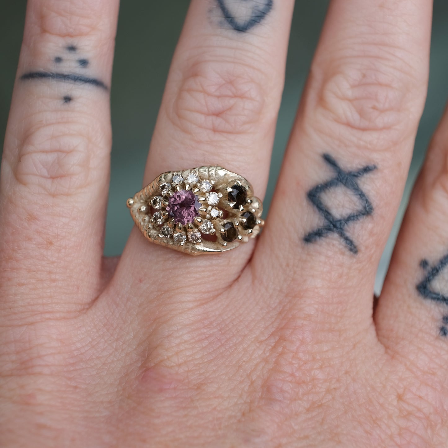 ALMA garnet ring