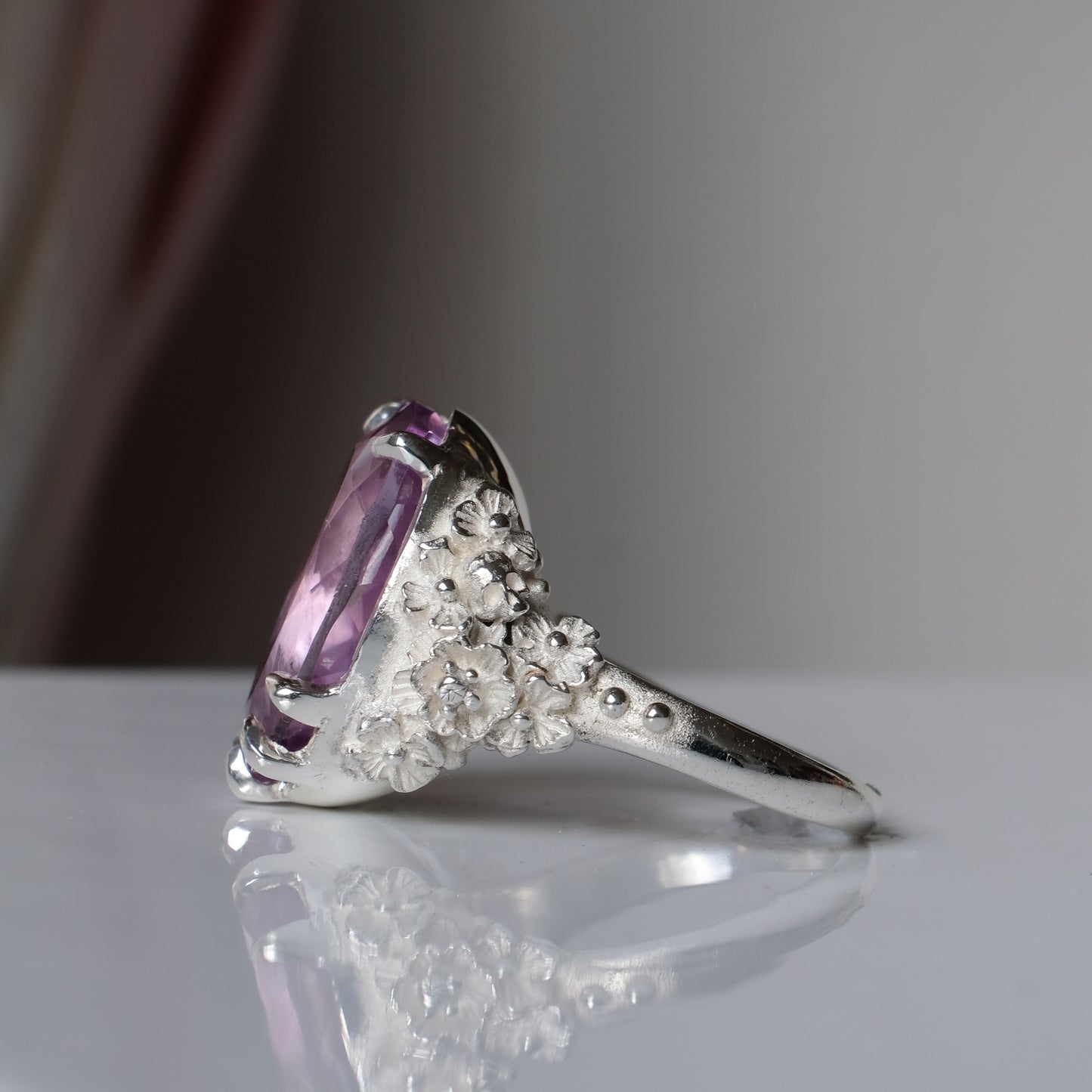 GERTRUDE amethyst ring