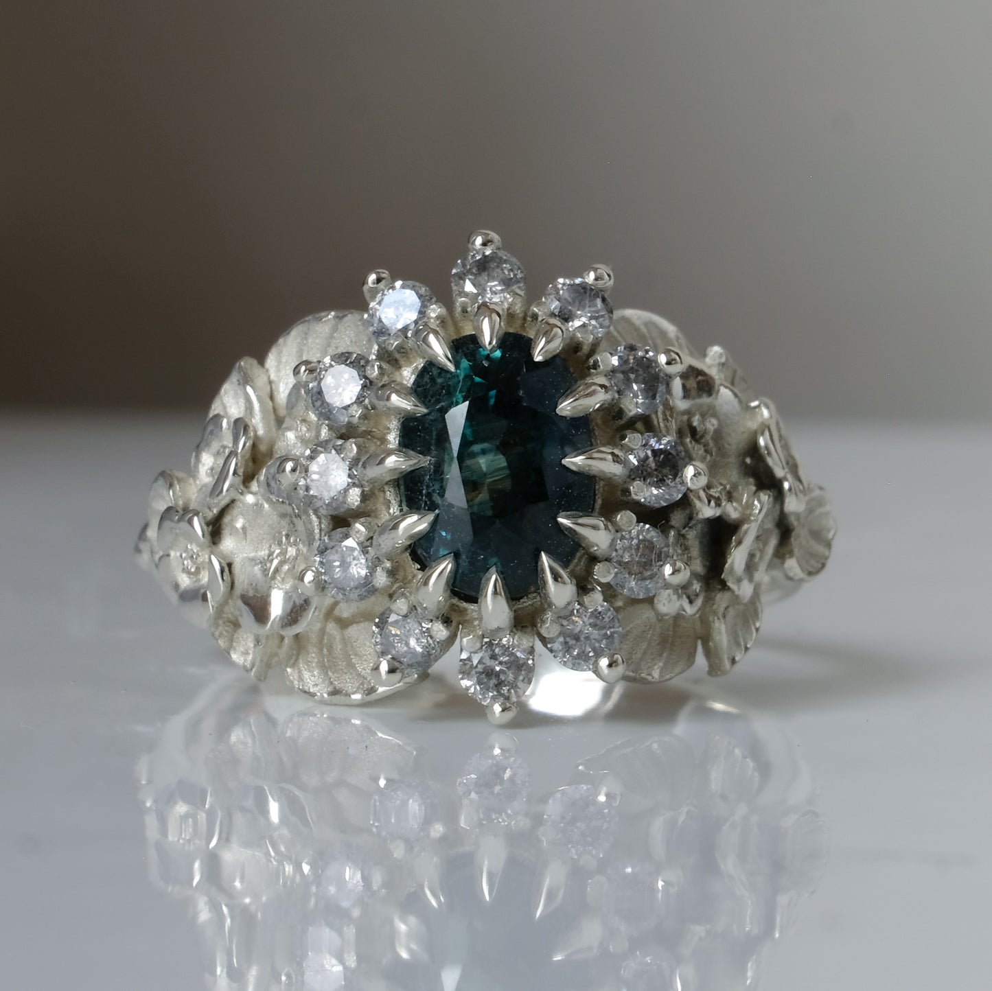 CHLORIS sapphire ring