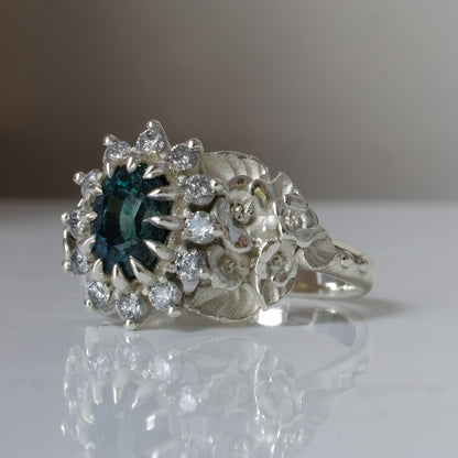 CHLORIS sapphire ring