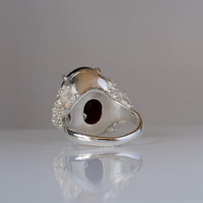GERTRUDE garnet ring