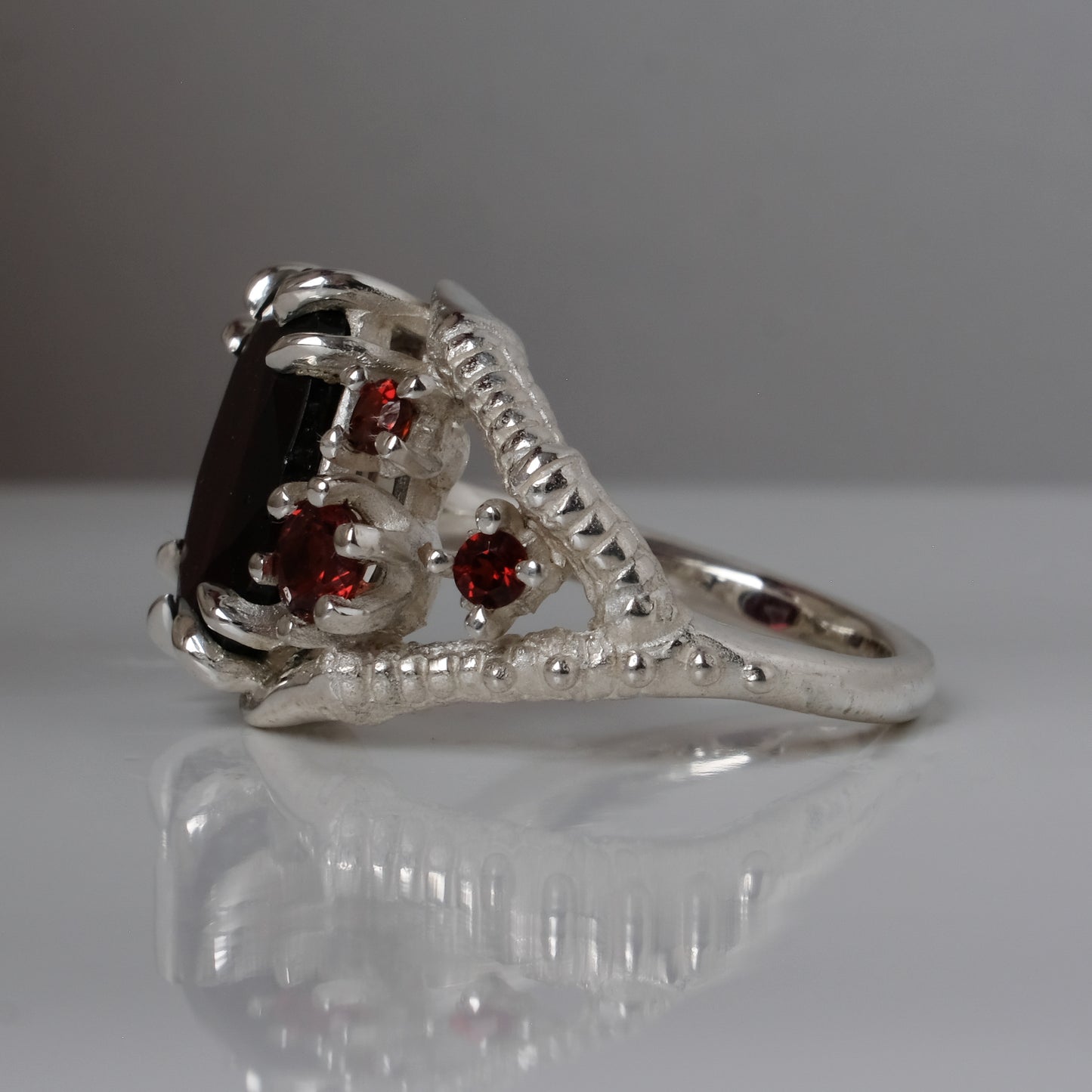 TALON garnet ring