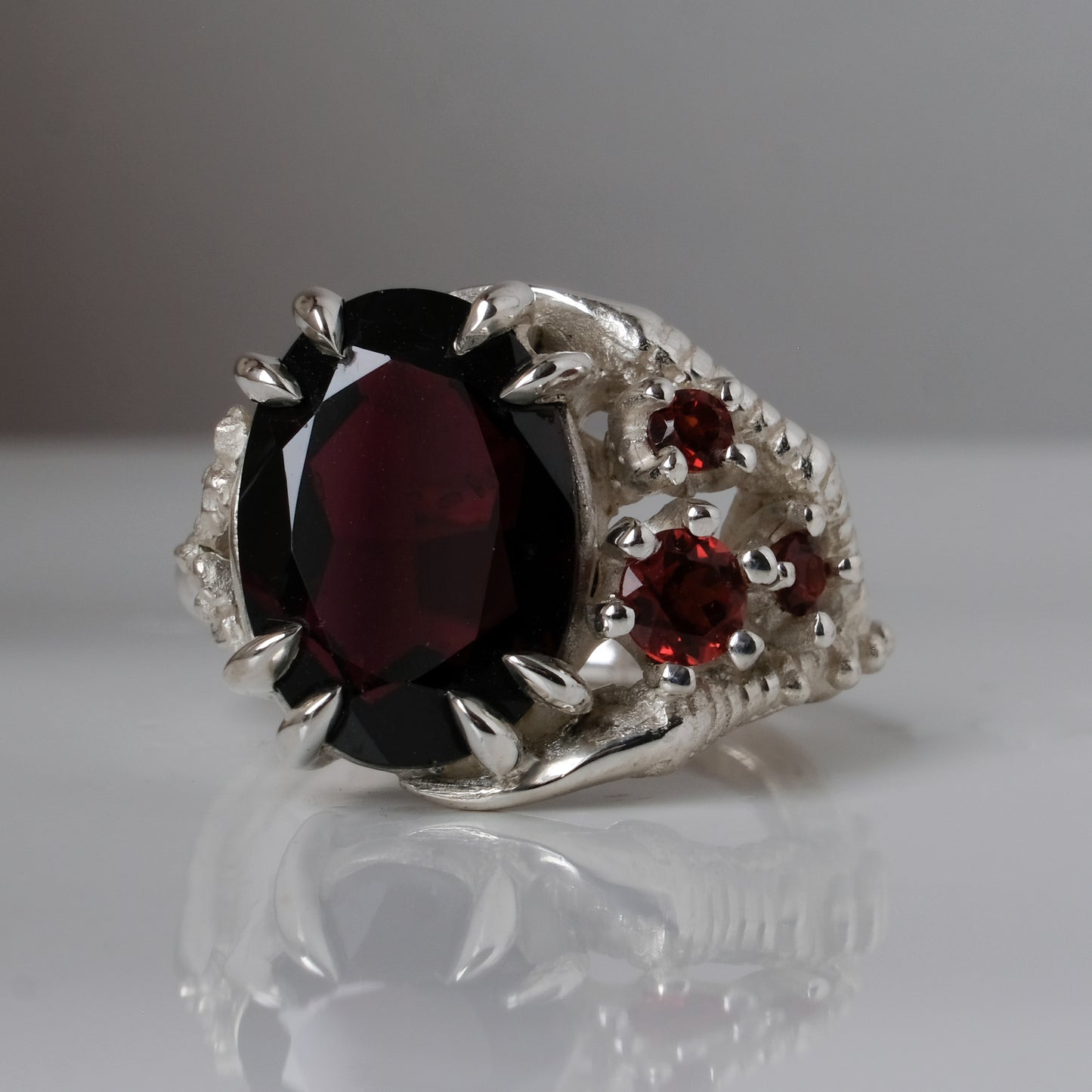 TALON garnet ring