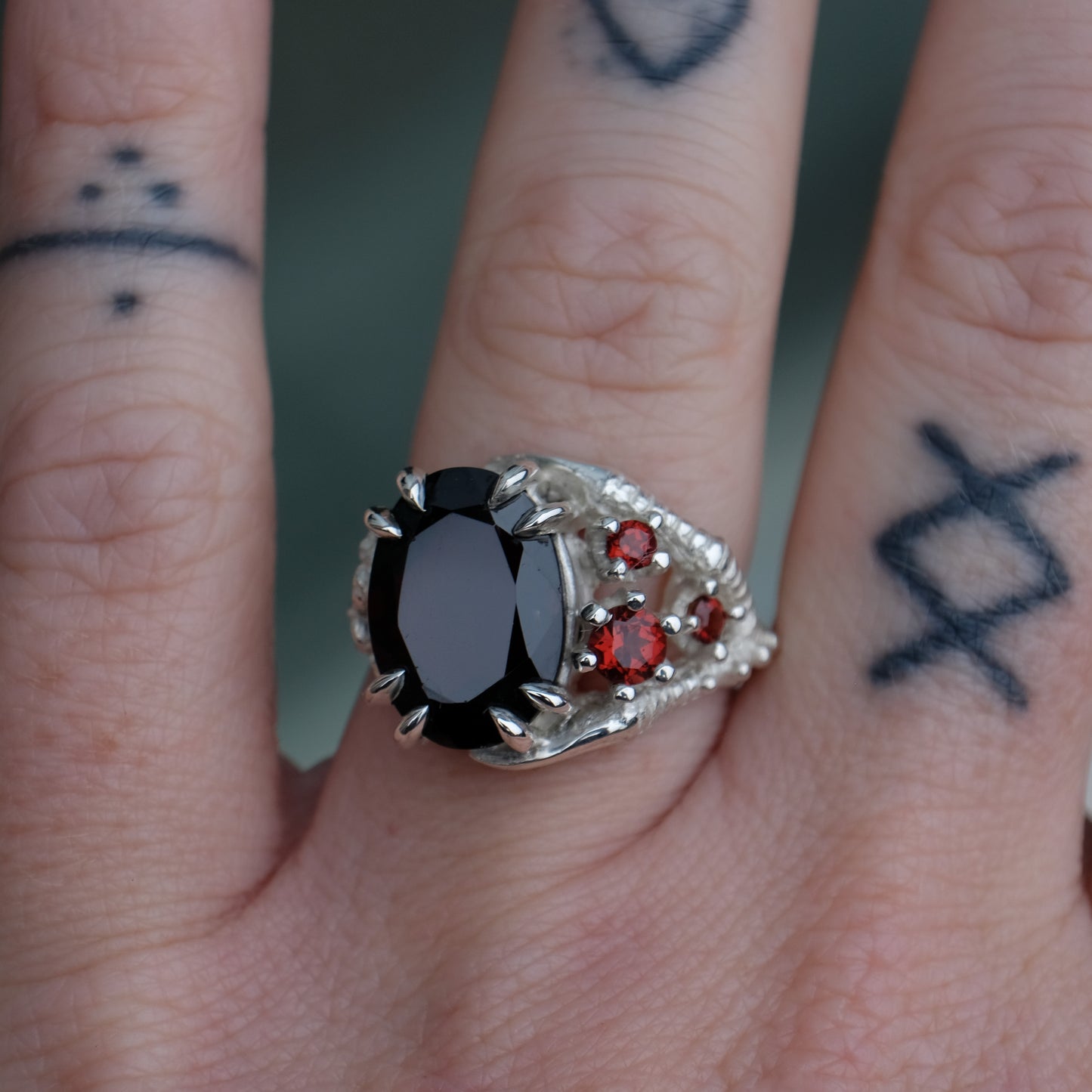 TALON garnet ring