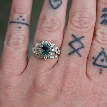 CHLORIS sapphire ring