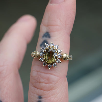 VICTORIA green sapphire ring
