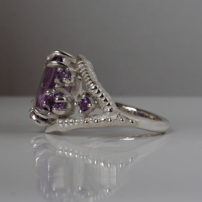 TALON amethyst ring