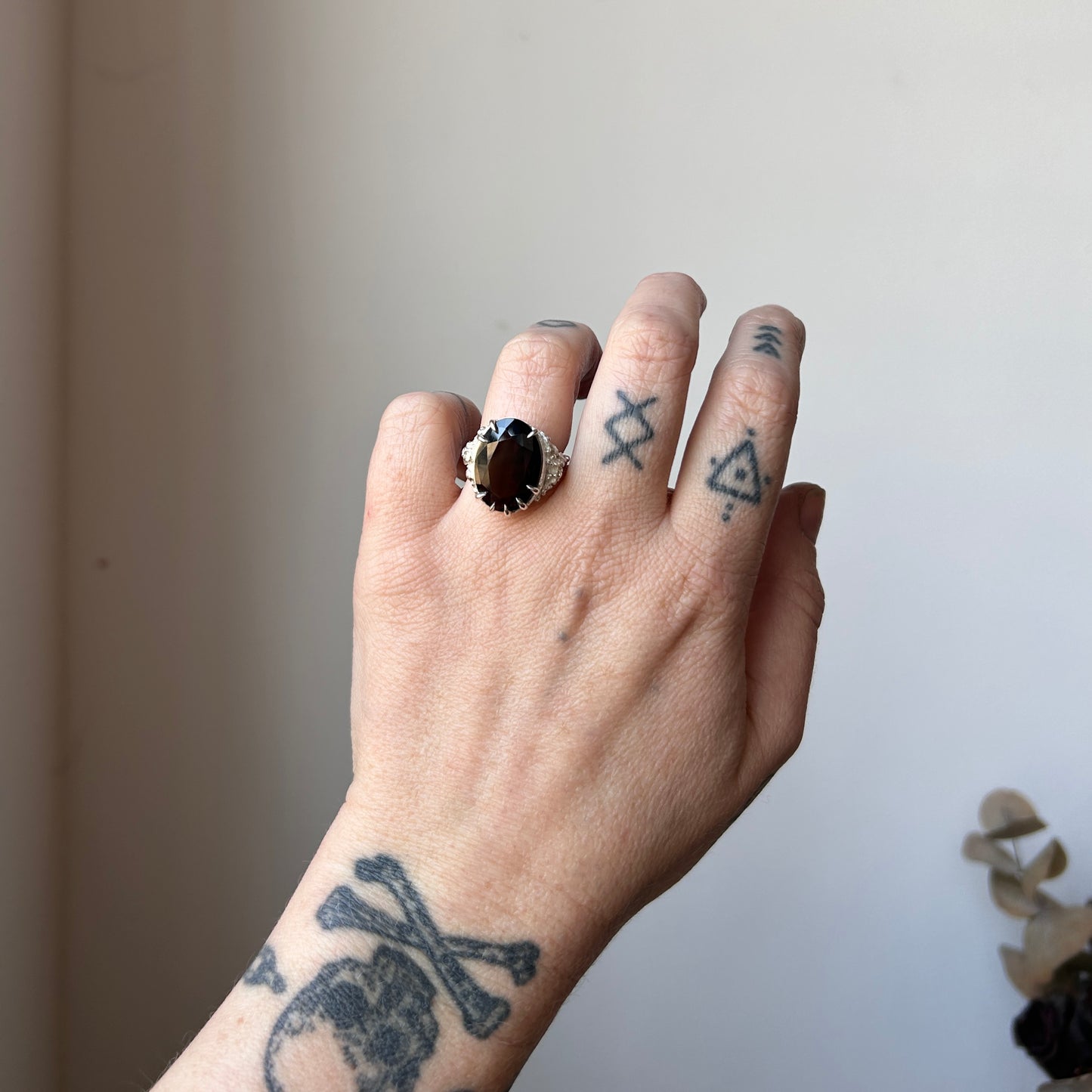 GERTRUDE garnet ring