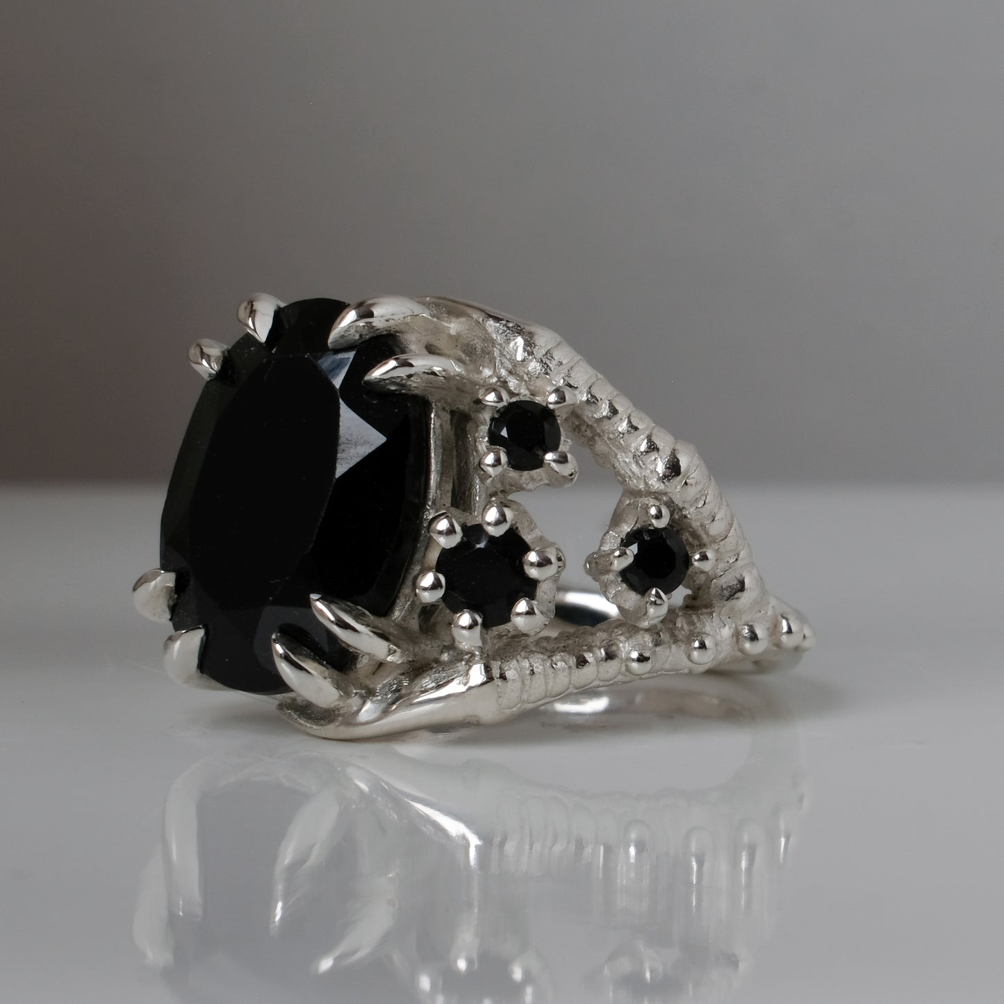 TALON black spinel ring