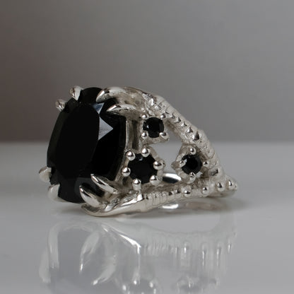 TALON black spinel ring