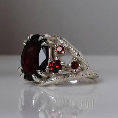 TALON garnet ring