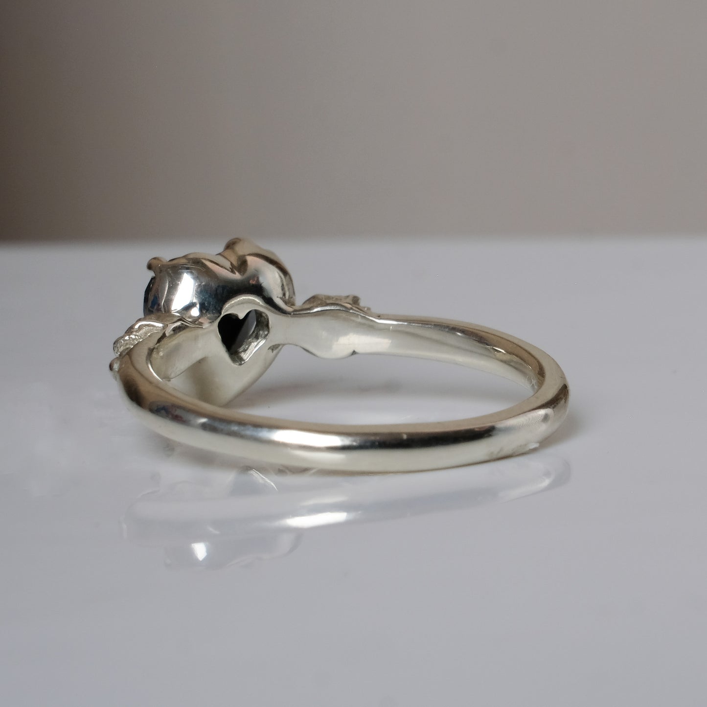 MY HEART black diamond ring