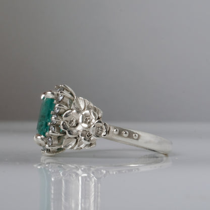 ODETTA ring, emerald