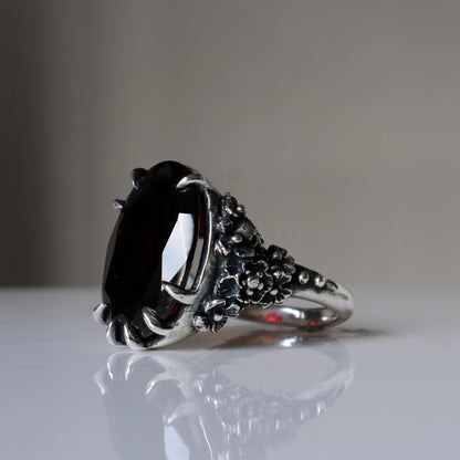 GERTRUDE garnet ring