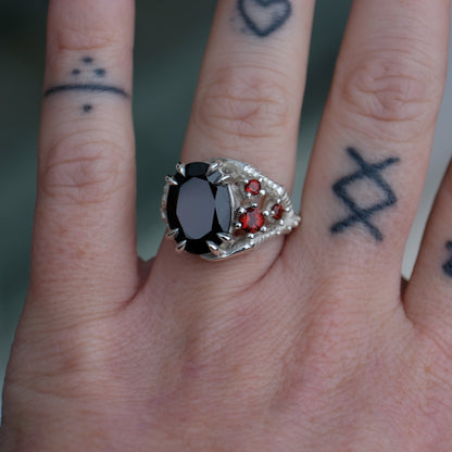 TALON garnet ring
