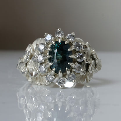 CHLORIS sapphire ring