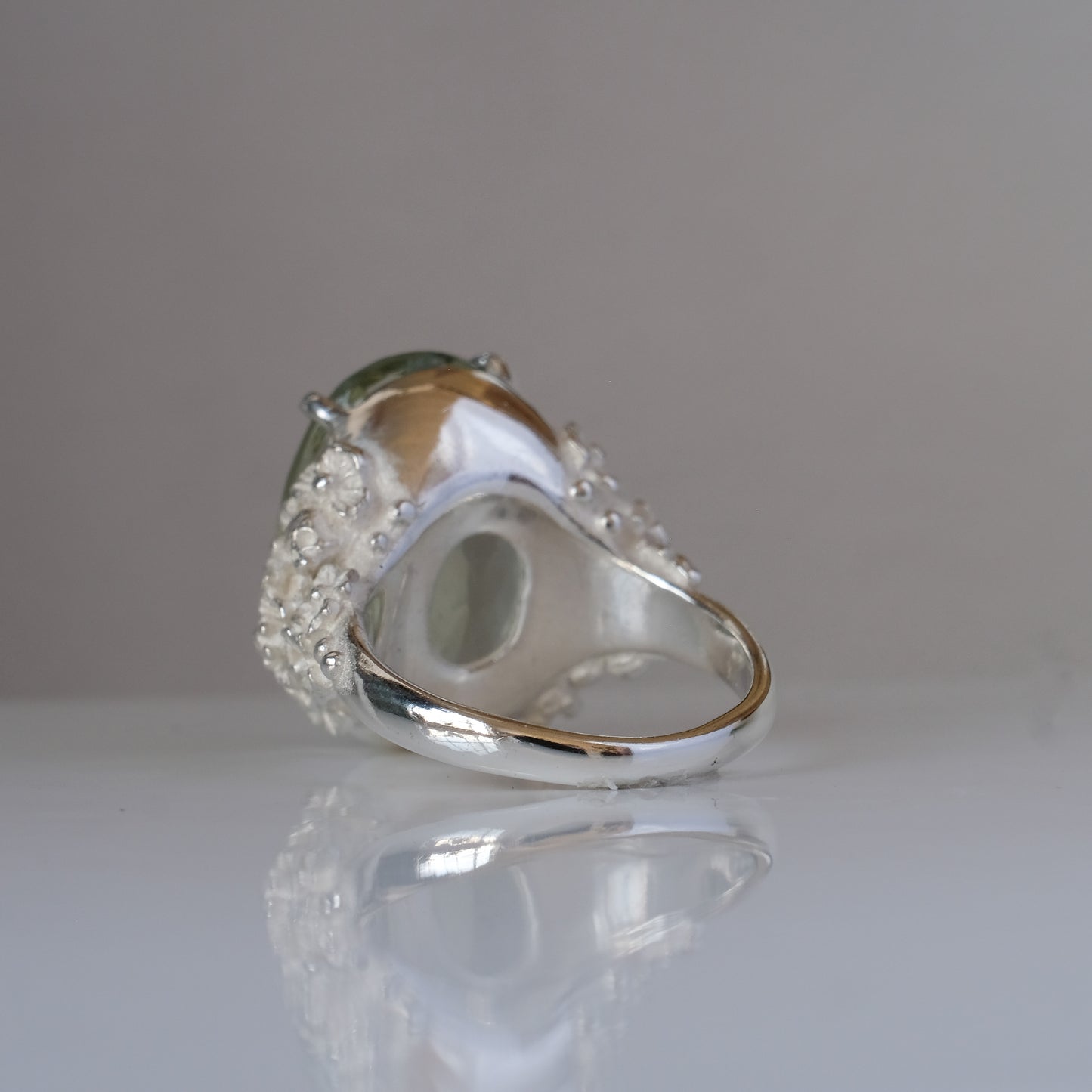 GERTRUDE mint quartz ring
