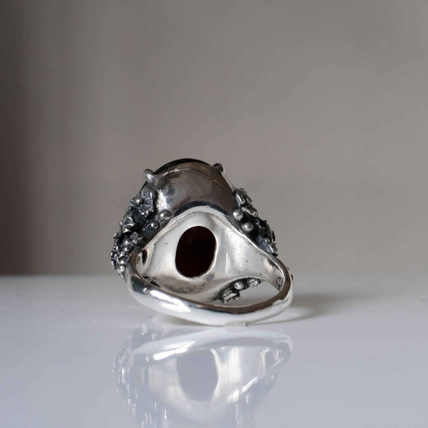 GERTRUDE garnet ring
