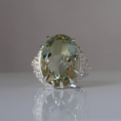 GERTRUDE mint quartz ring