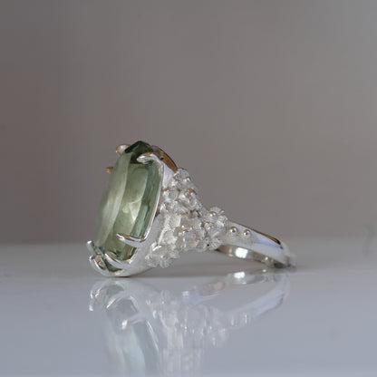GERTRUDE mint quartz ring