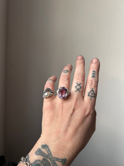 GERTRUDE amethyst ring