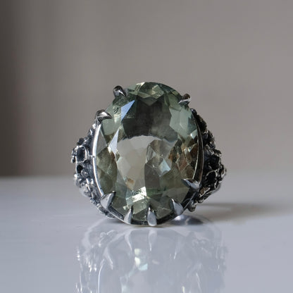 GERTRUDE mint quartz ring