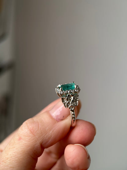 ODETTA ring, emerald