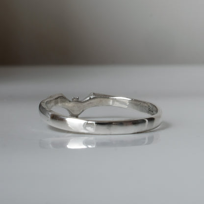 small sterling silver bat ring by Charlie Shires