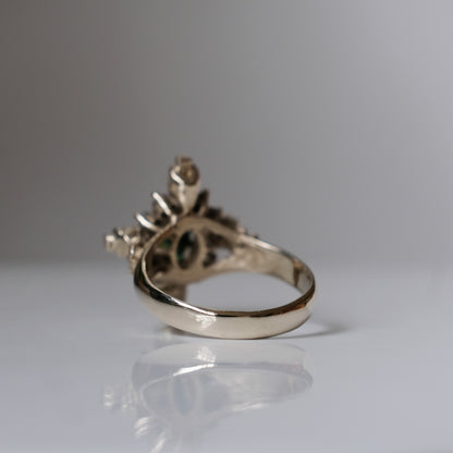 SYBIL sapphire skull ring