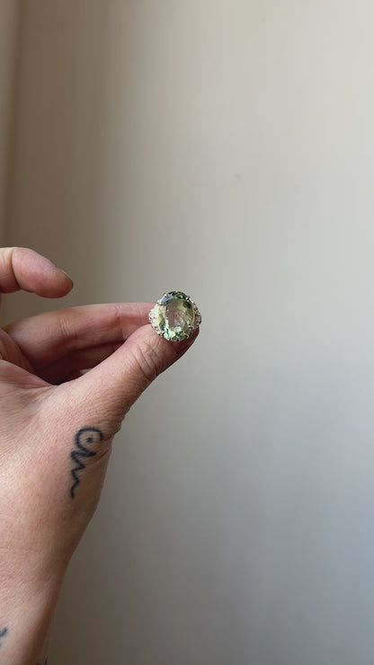 GERTRUDE mint quartz ring