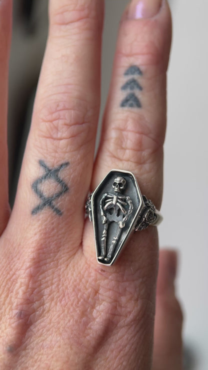 CHARON skeleton ring