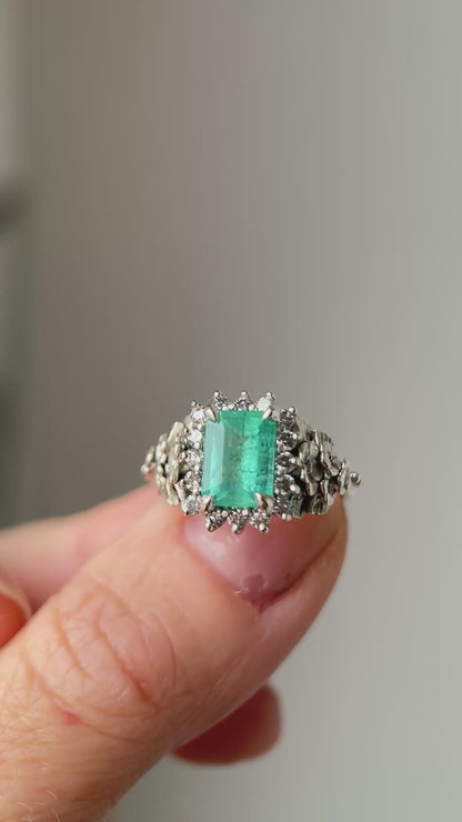 ODETTA ring, emerald