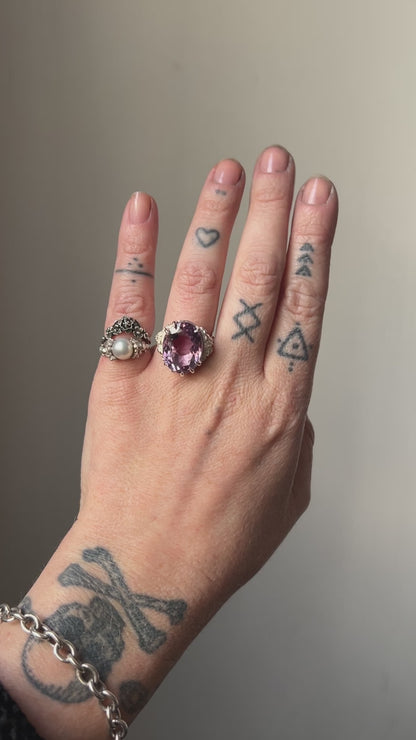 GERTRUDE amethyst ring