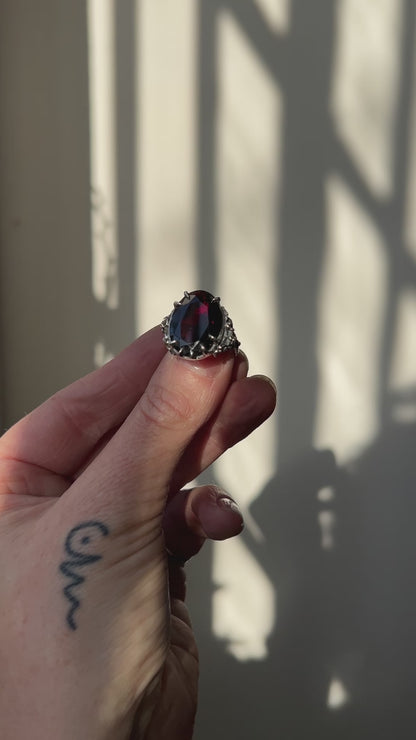 GERTRUDE garnet ring